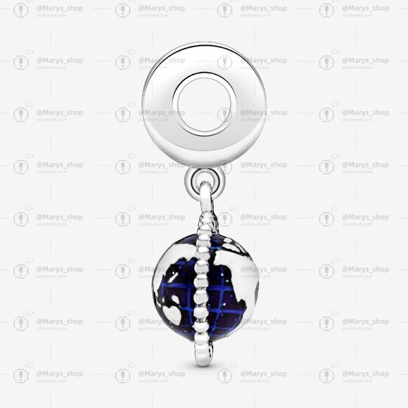 Pandora Spinning Globe Dangle Charm - Picture 4 of 6